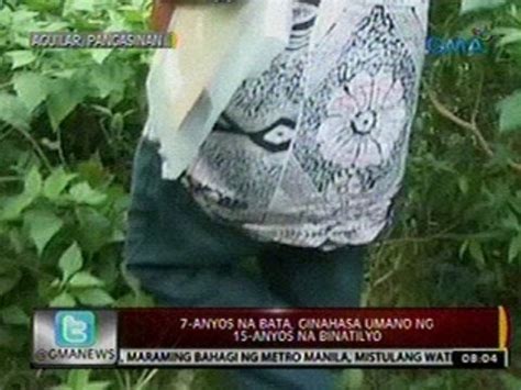 15 anyos na binatilyo ginahasa ng bading .